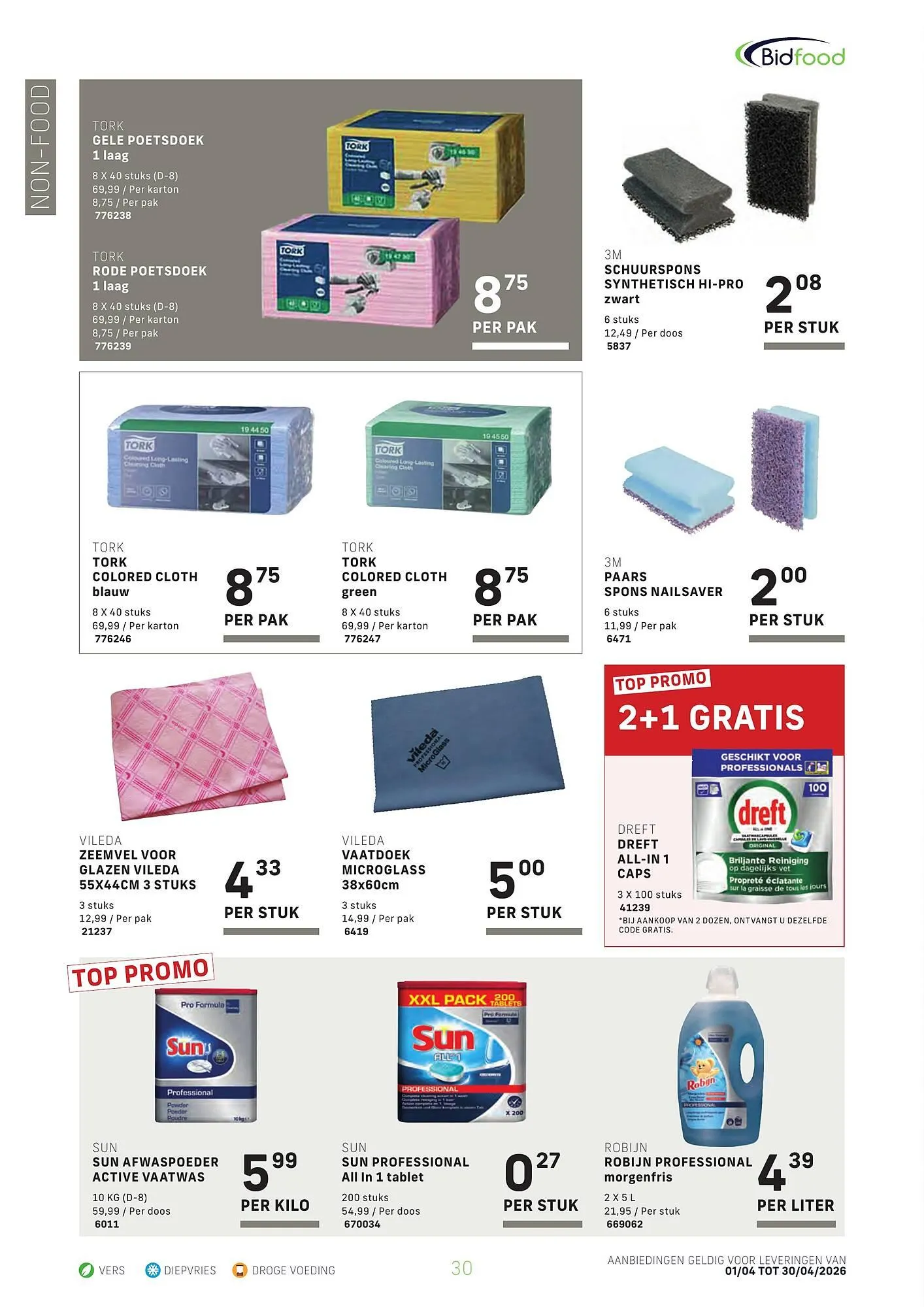 Bidfood folder van 1 april tot 30 april 2026 - folder pagina 30