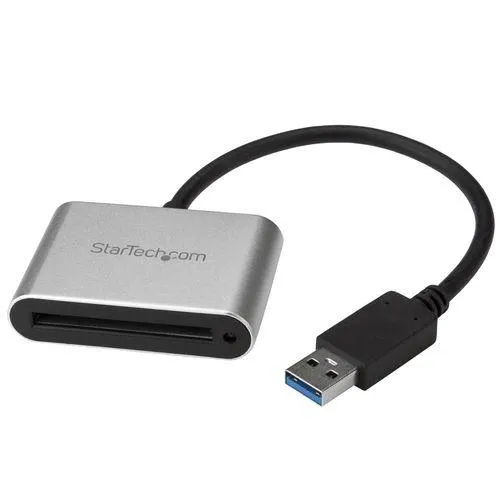 StarTech.com CFASTRWU3 geheugenkaartlezer USB 3.2 Gen 1 (3.1 Gen 1) Zwart, Zilver