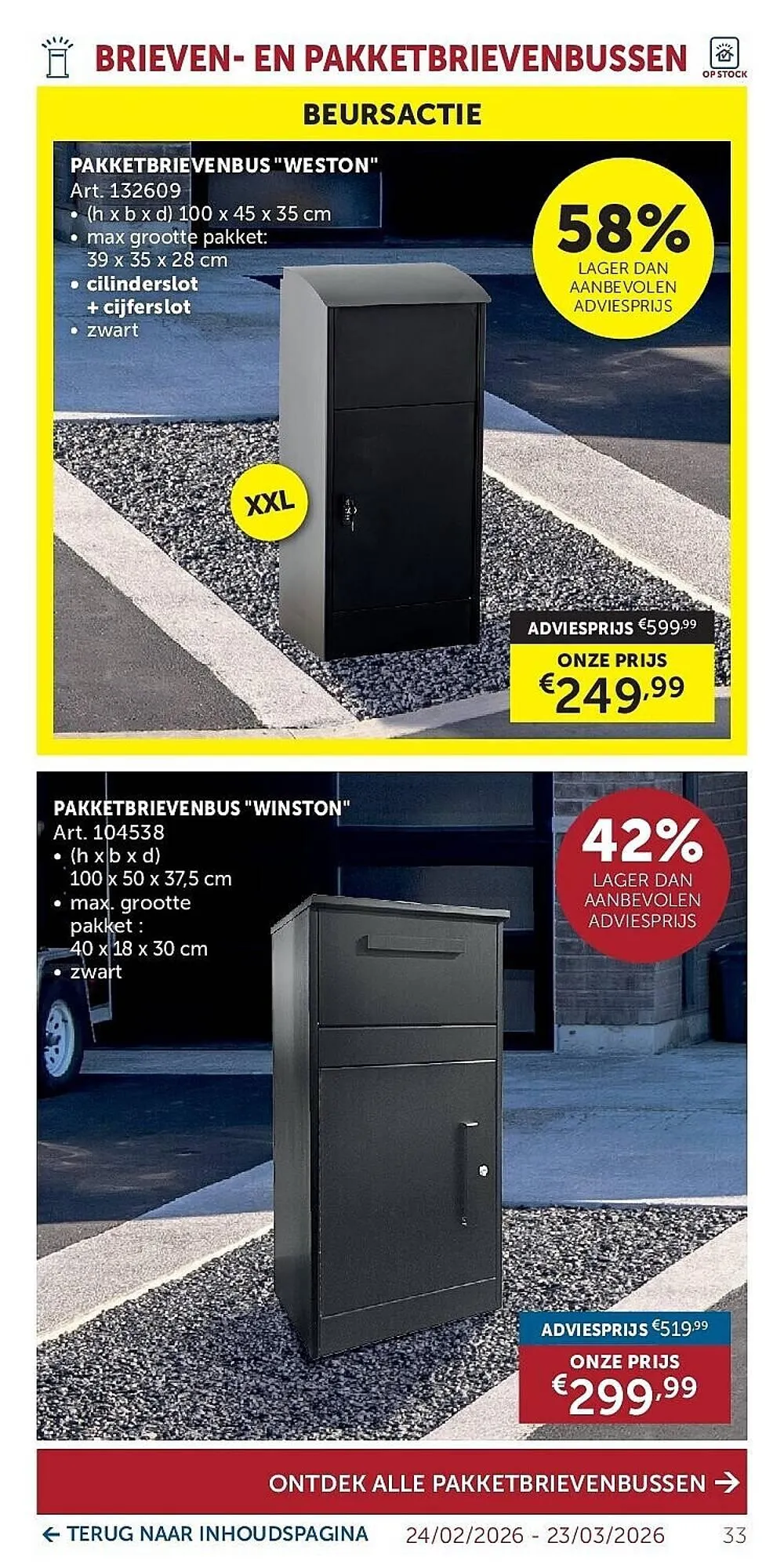 Zelfbouwmarkt folder van 24 februari tot 23 maart 2026 - folder pagina 33