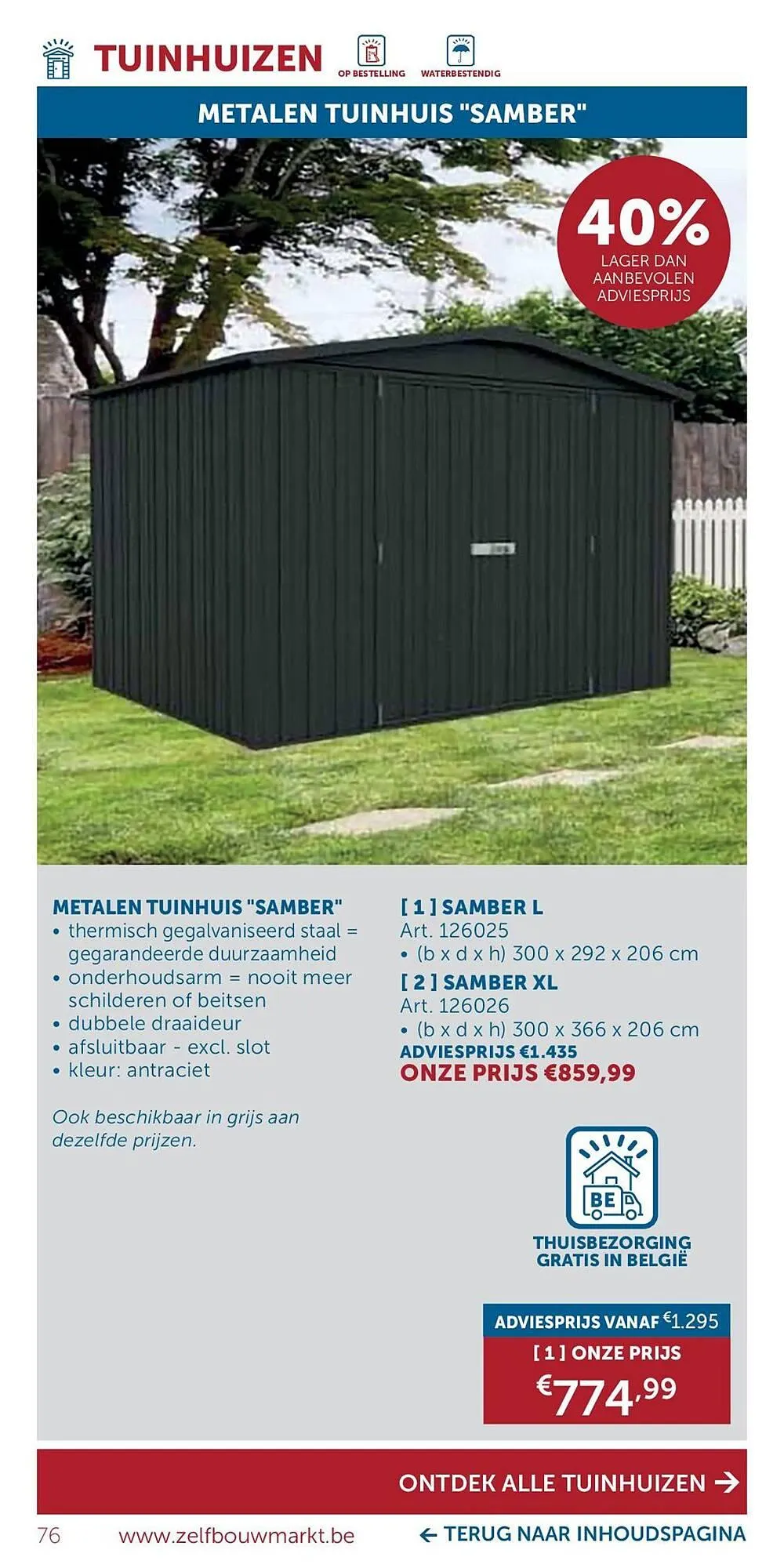 Zelfbouwmarkt folder van 14 oktober tot 10 november 2025 - folder pagina 76