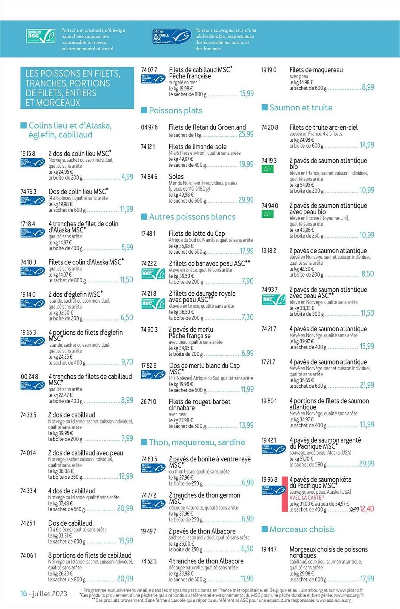 Picard folder van 3 juli tot 30 juli 2023 - folder pagina 16