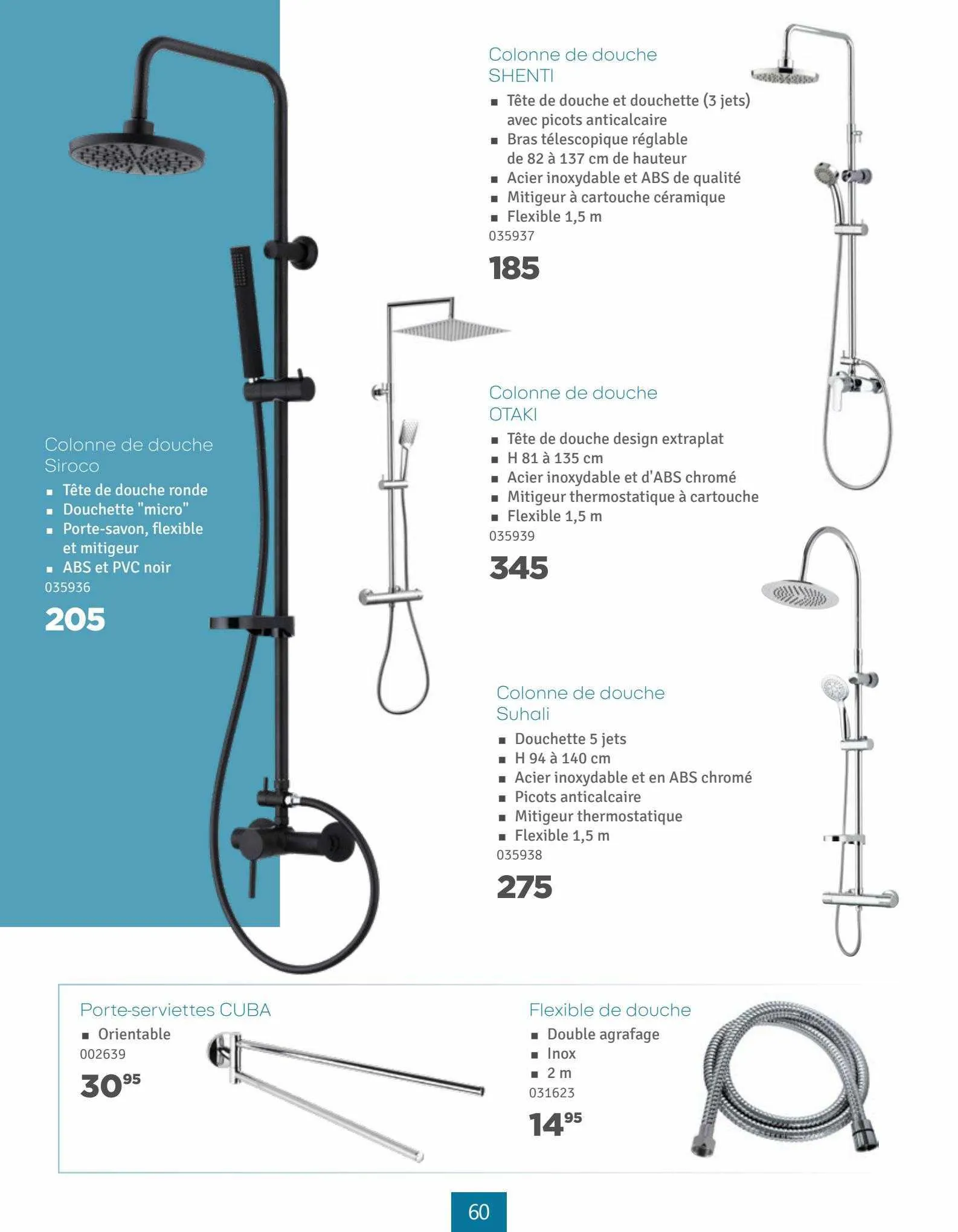 Mr Bricolage Magazine Sanitair van 11 september tot 28 september 2023 - folder pagina 60