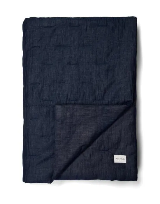 Marc O'Polo Soletta Dark Navy Plaid 150 x 200 cm