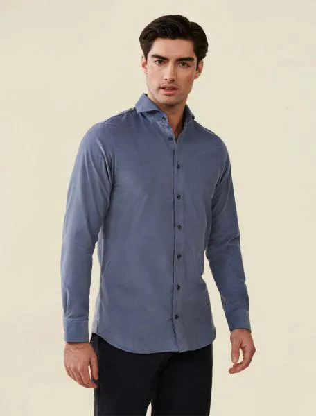 Veluto Overhemd Grijsgroen