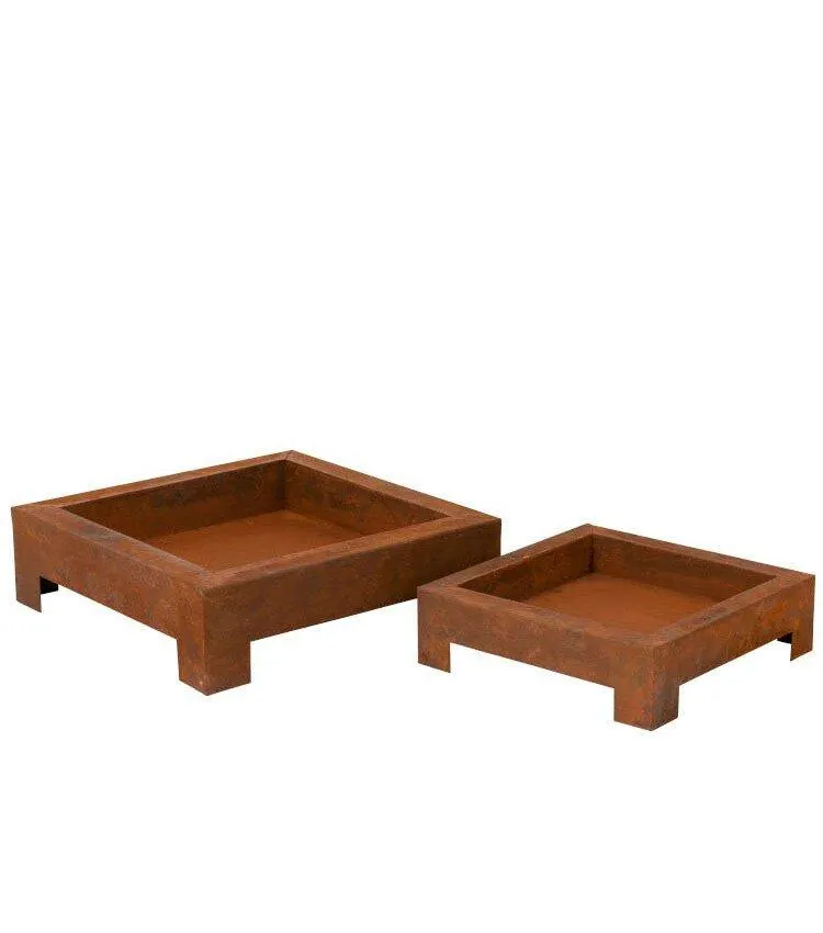 Vuurkorven metaal roest s