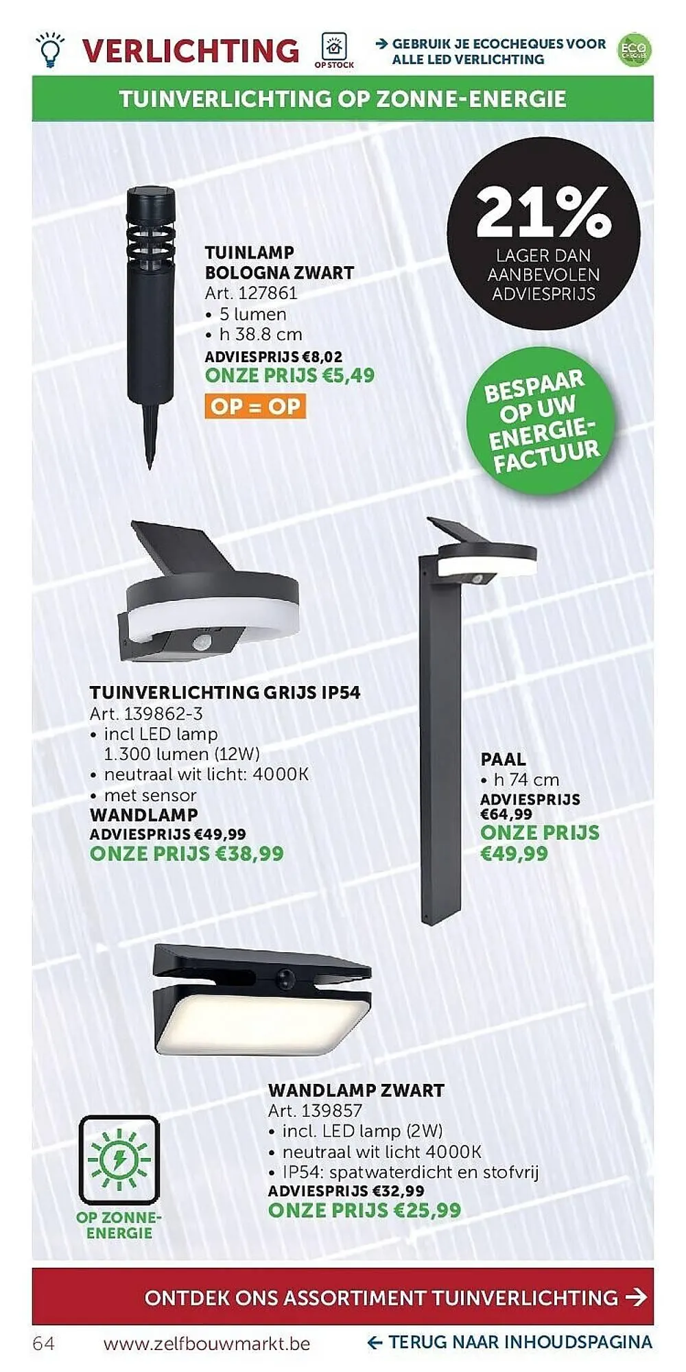 Zelfbouwmarkt folder van 21 april tot 18 mei 2026 - folder pagina 64