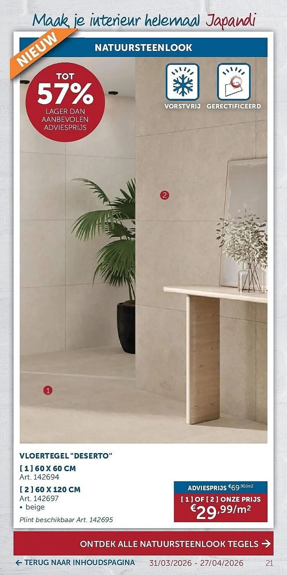 Zelfbouwmarkt folder van 31 maart tot 27 april 2026 - folder pagina 21