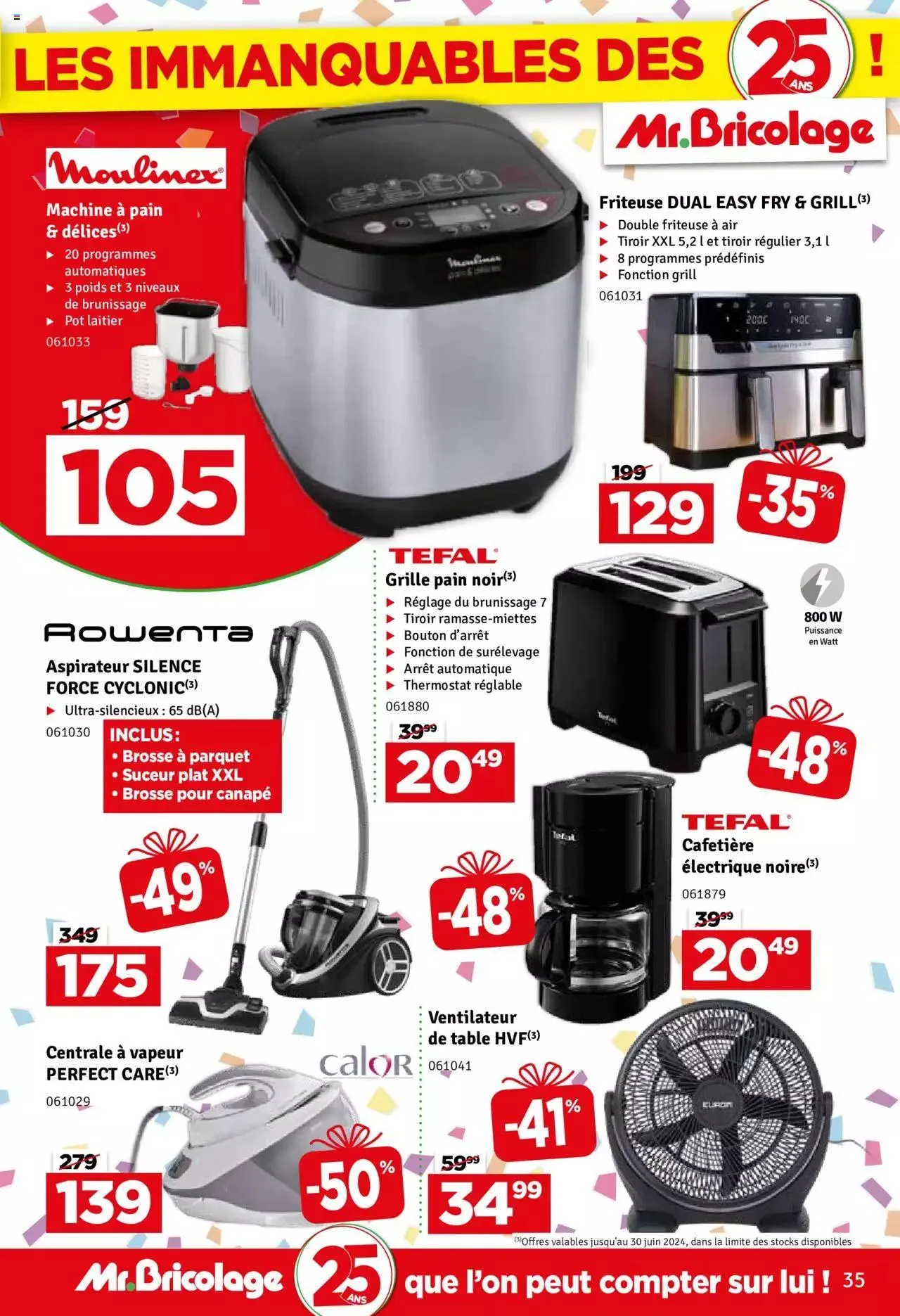 Mr Bricolage folder / publicité van 21 april tot 31 december 2024 - folder pagina 35
