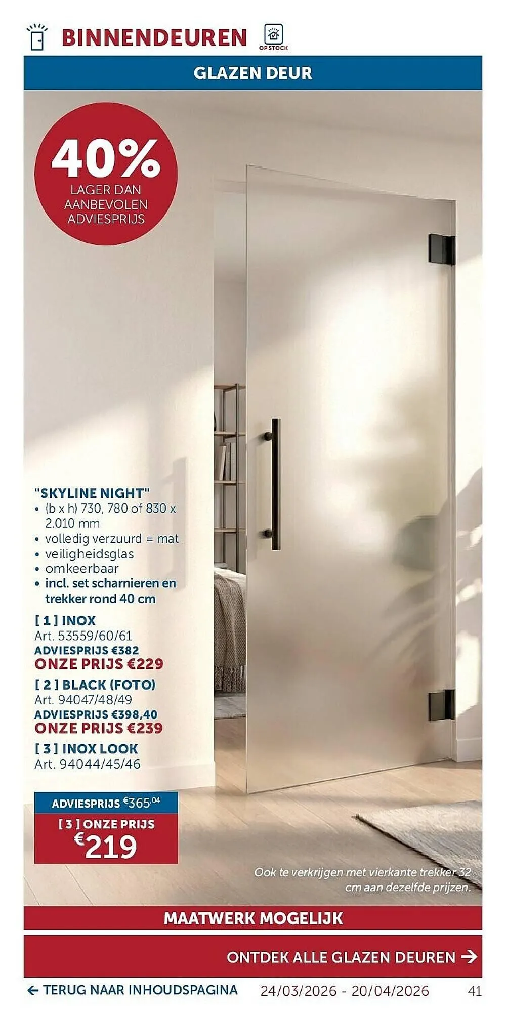 Zelfbouwmarkt folder van 24 maart tot 20 april 2026 - folder pagina 41