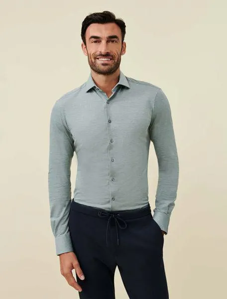 Piquo Overhemd Groen