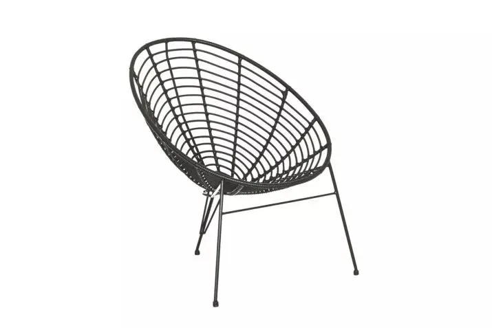 Fauteuil Selva rotan zwart