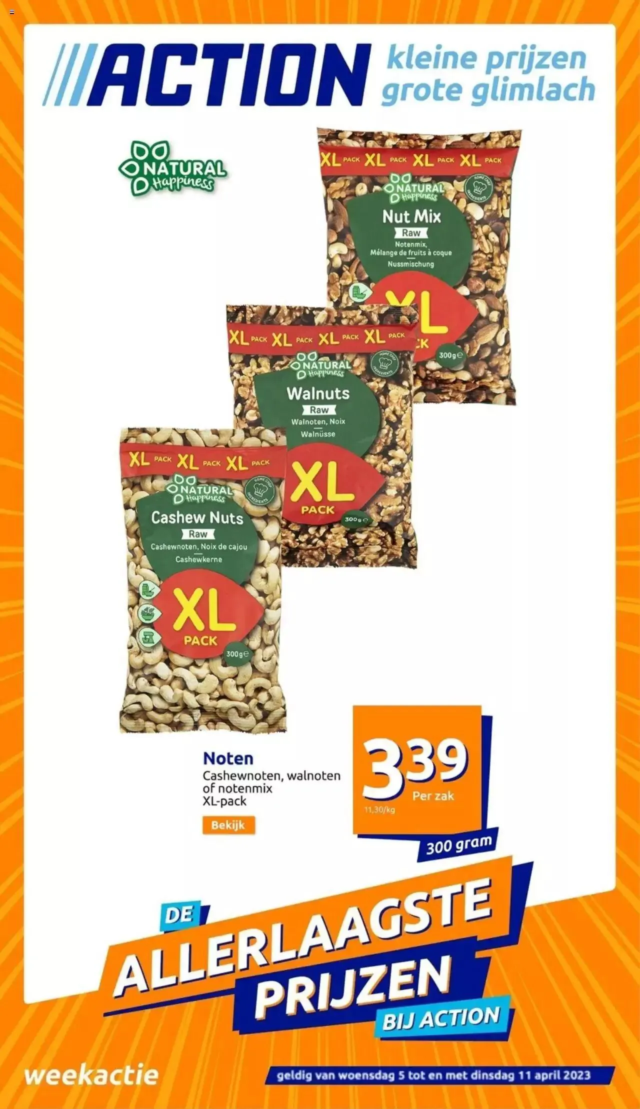 Action folder week / de la semaine 14 van 11 april tot 31 december 2023 - folder pagina 1