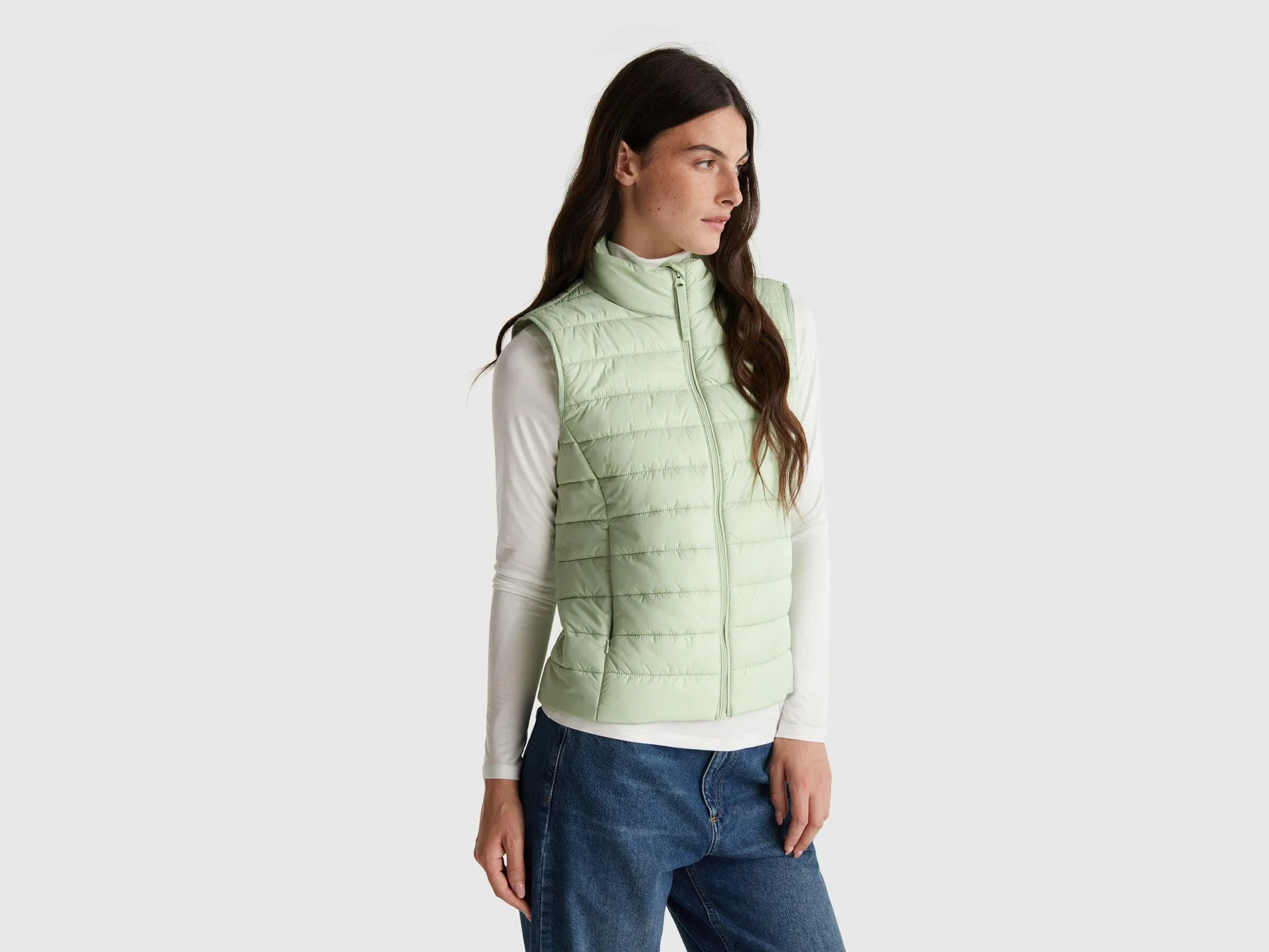 Slim fit padded vest