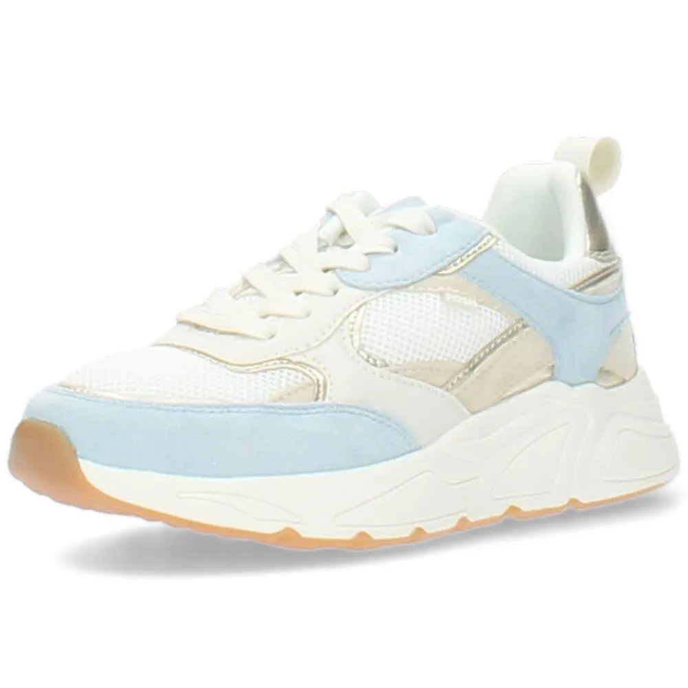 lichtblauwe sneaker
