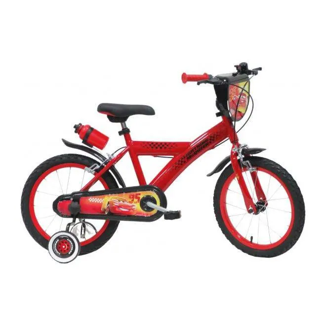 Disney Cars Kinderfiets - Jongens - 16 inch - Rood - Twee handremmen