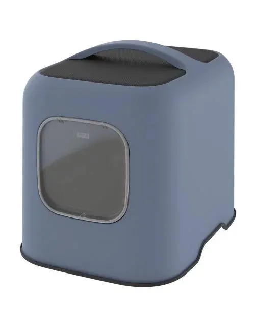 Rotho Mypet Kattenbak Biala 51 x 39.5 x 44.3 cm - Kattentoilet - Blauw&Antraciet