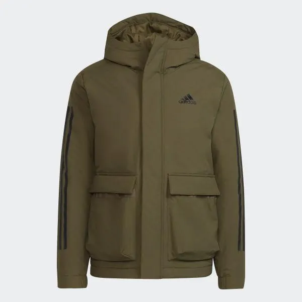 Utilitas 3-Stripes Hooded Jacket (Gender Neutral)