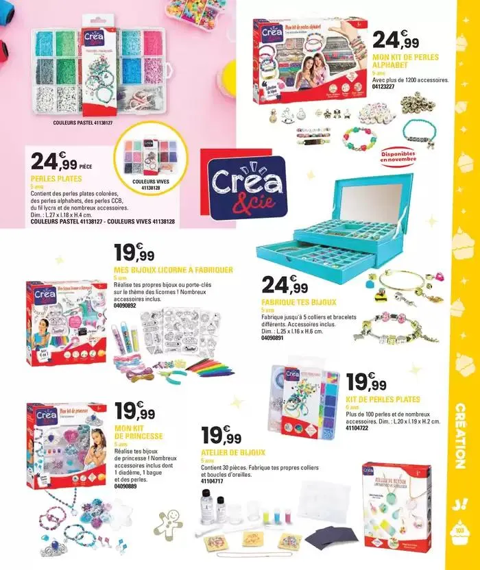 Jouez À L'infin van 29 oktober tot 5 december 2024 - folder pagina 103