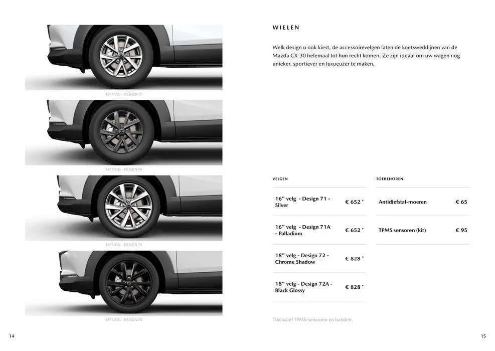 MAZDA CX-30 BROCHURE ACCESSOIRES van 13 oktober tot 13 oktober 2024 - folder pagina 8