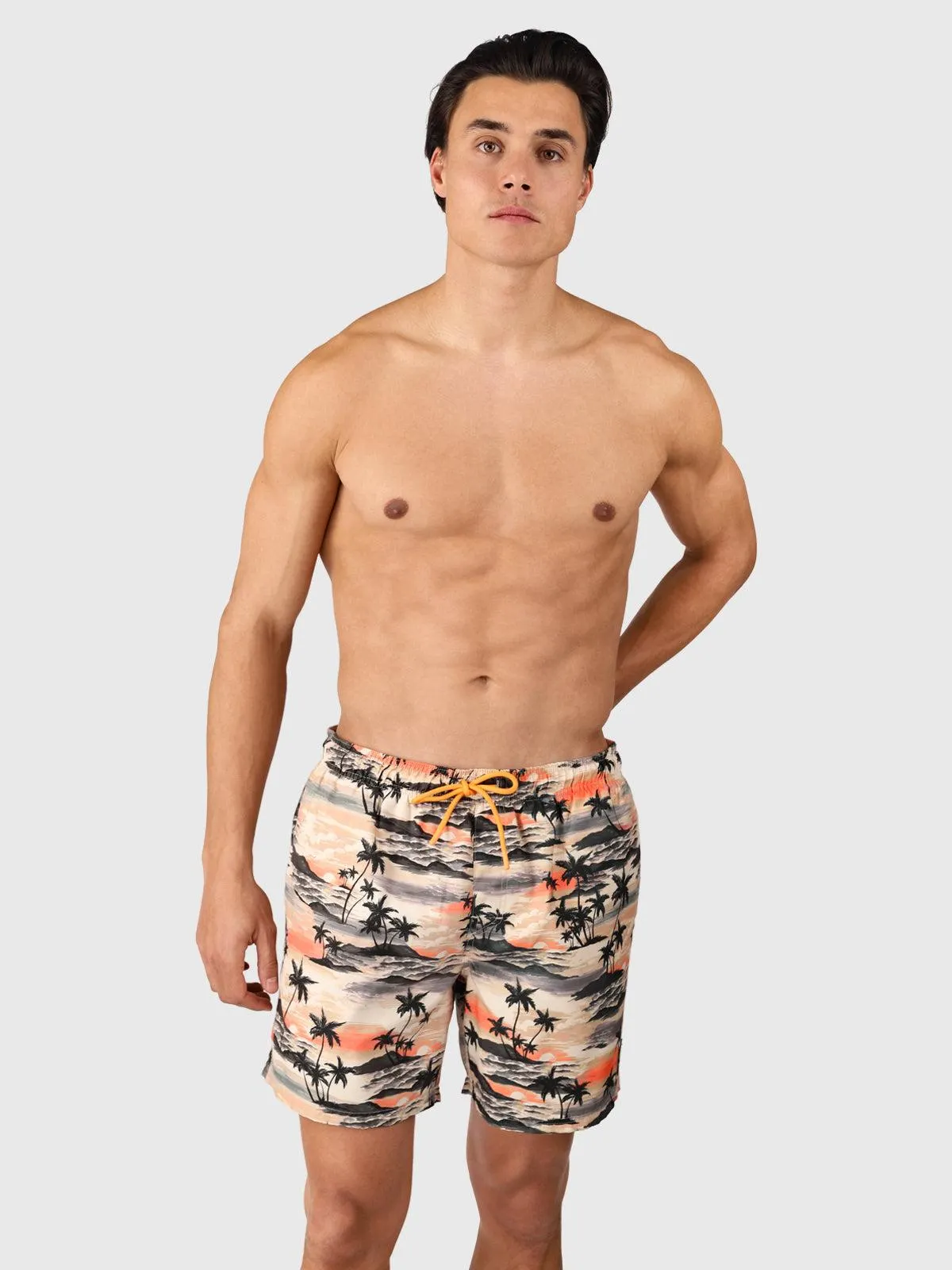 Cester-Sunset Men Swim Shorts | Ginger