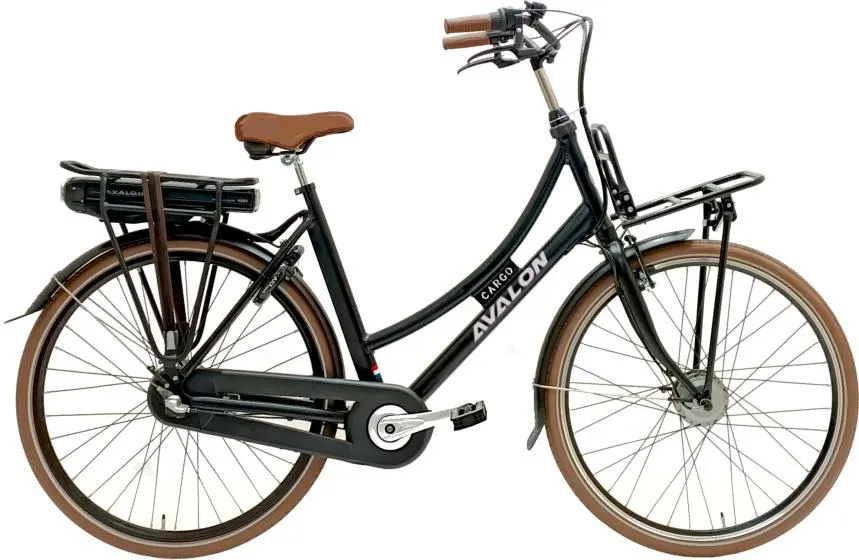 Avalon E-Cargo 28 Inch Dames 7V Rollerbrake Matzwart