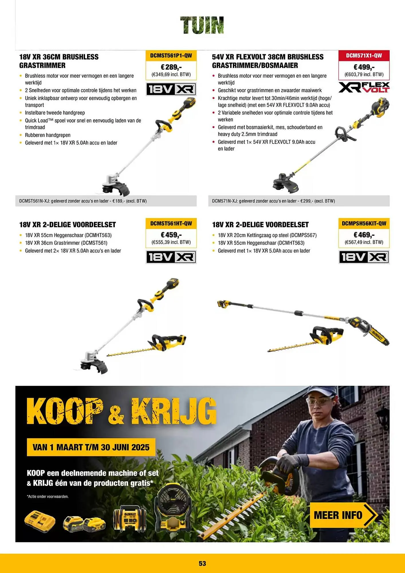 DeWALT folder van 3 februari tot 31 augustus 2025 - folder pagina 53