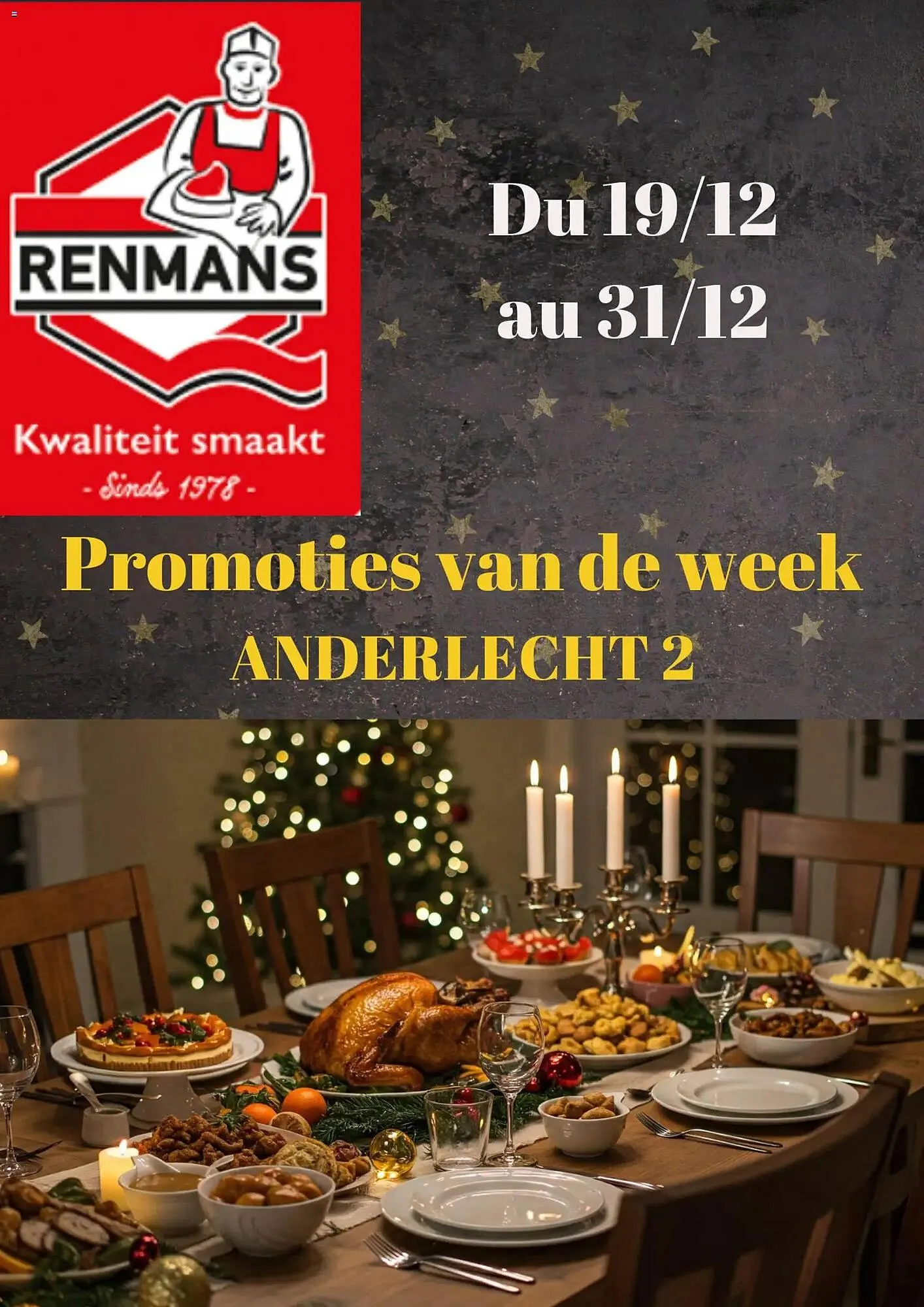 Renmans folder van 19 december tot 31 december 2025 - folder pagina 1