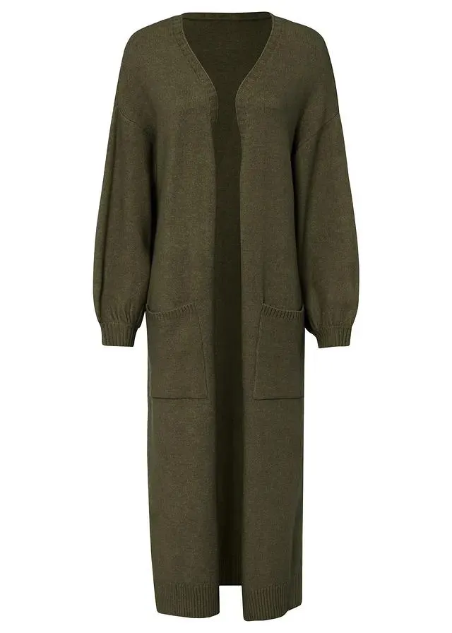 Gilet en maille oversize longueur midi