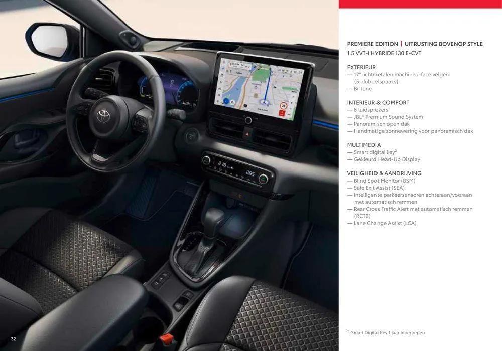 Yaris van 1 juli tot 1 juli 2025 - folder pagina 32