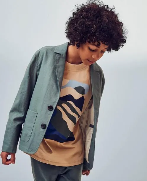 Groene blazer, communie