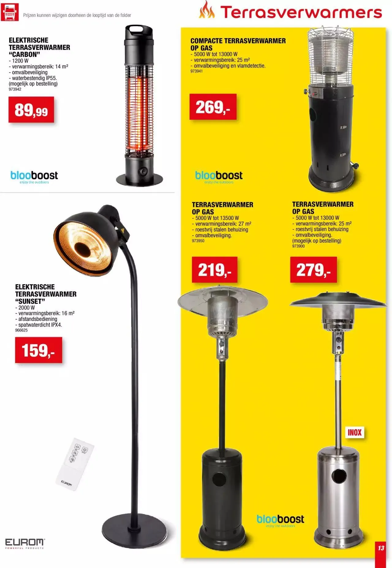 Hubo Verwarming Special van 1 maart tot 31 december 2024 - folder pagina 13