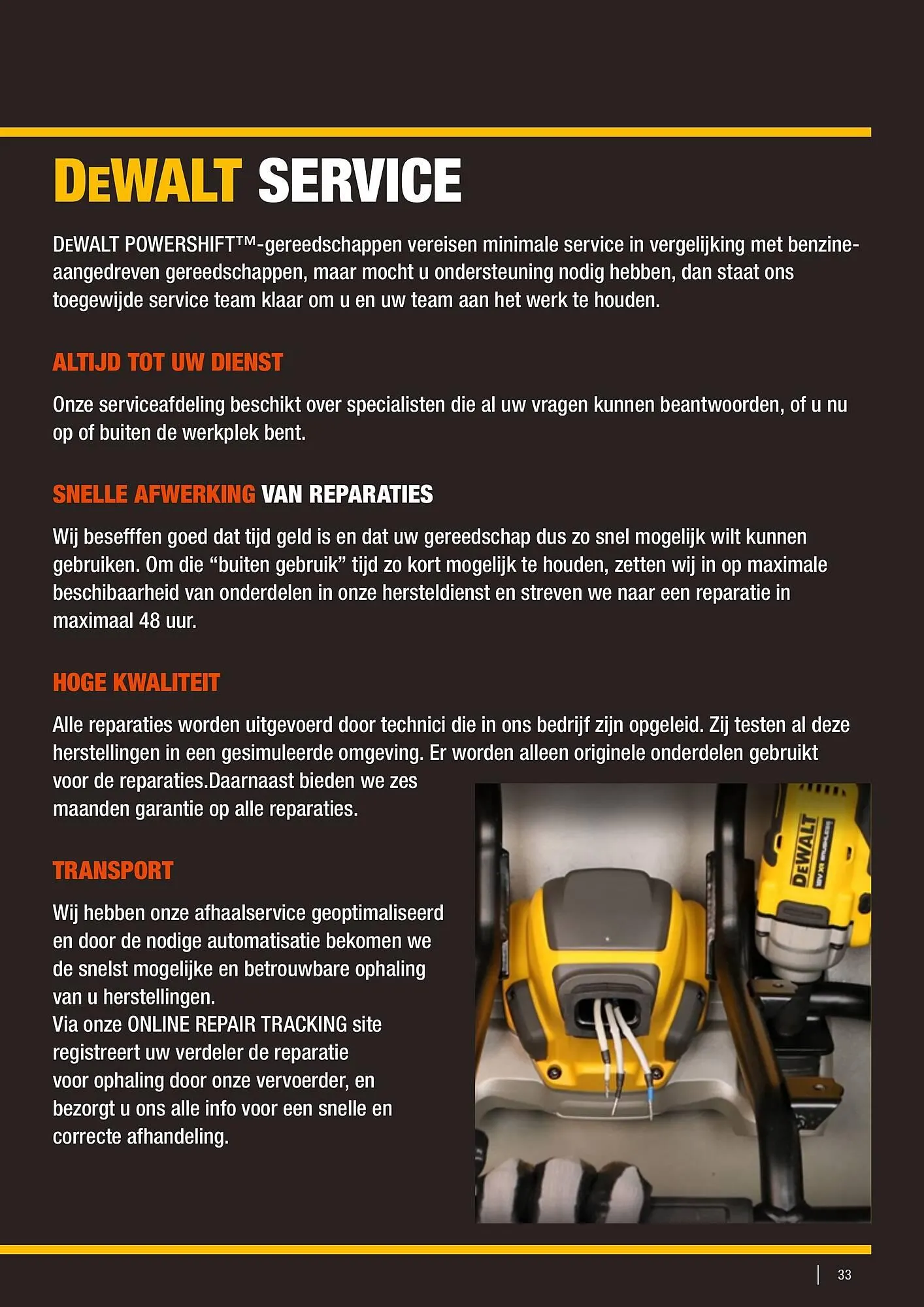 DeWALT folder van 1 september tot 31 december 2025 - folder pagina 33