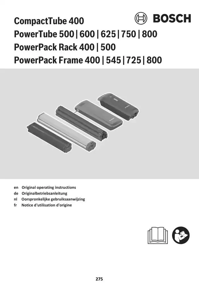 Electric Bike Manual van 12 februari tot 12 augustus 2025 - folder pagina 275
