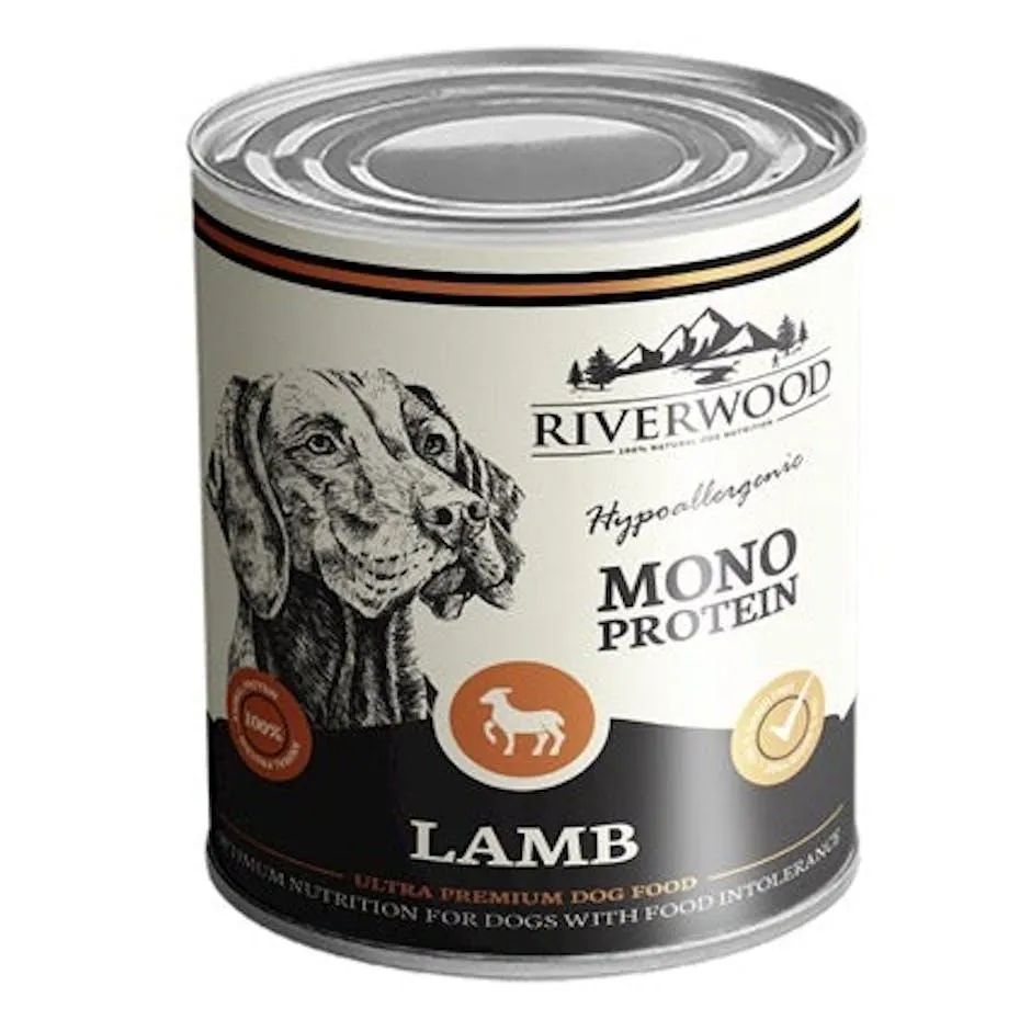 Riverwood blik dog monoproteine lamb 400g