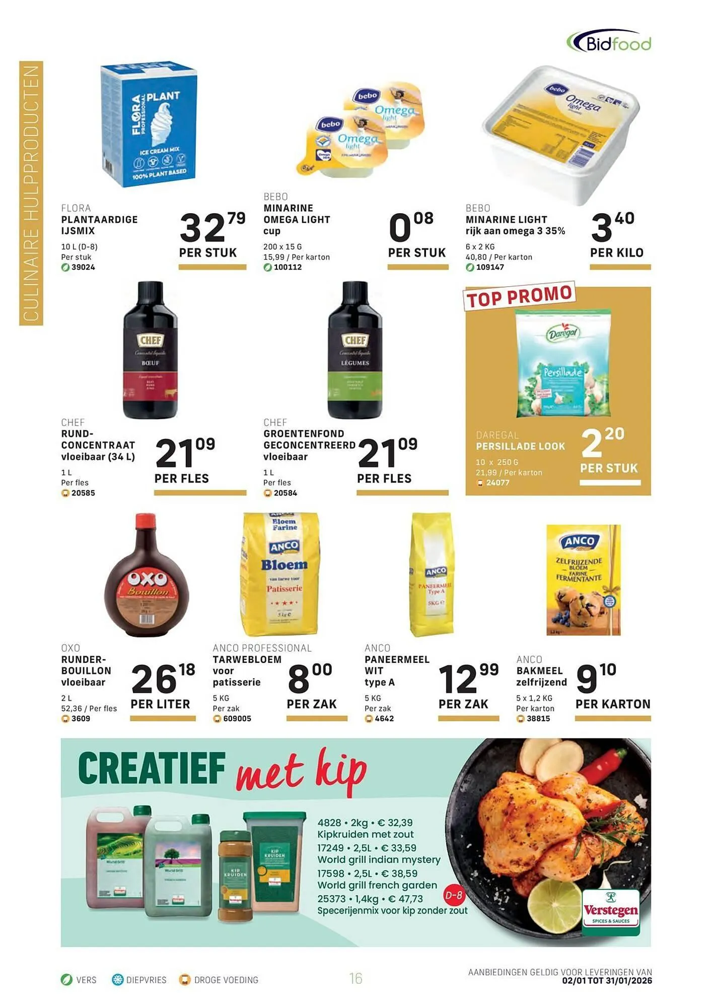 Bidfood magazine van 2 januari tot 31 januari 2026 - folder pagina 16