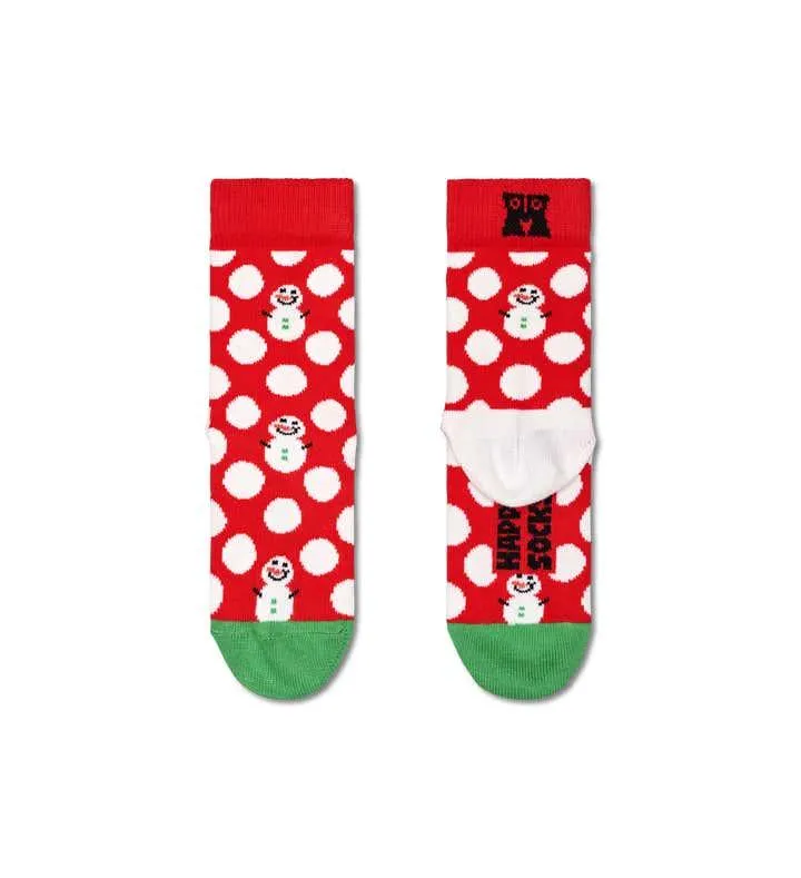 Kids Big Dot Snowman Sock