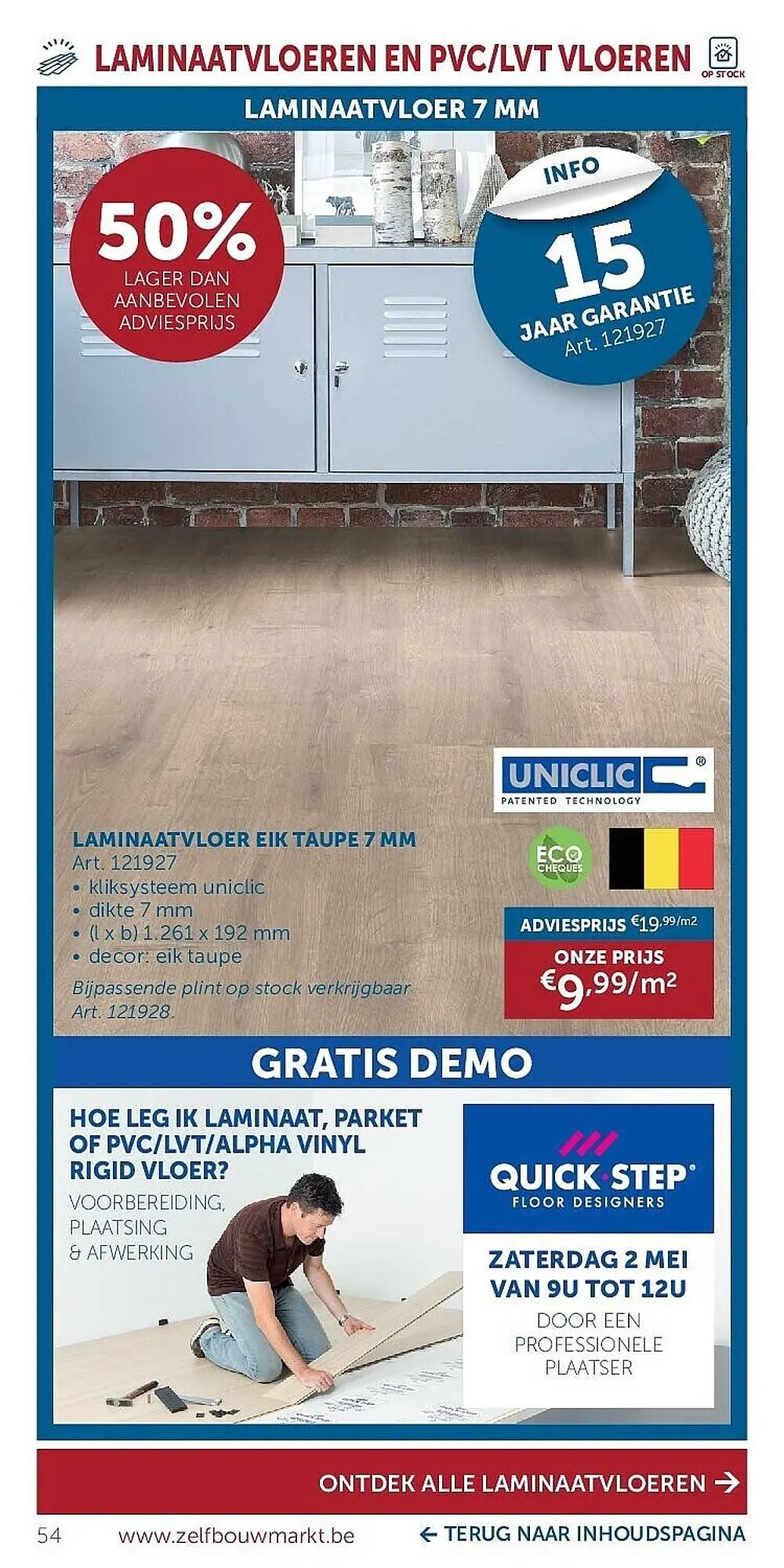 Zelfbouwmarkt folder van 21 april tot 18 mei 2026 - folder pagina 54