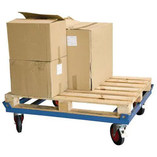 Rolwagen laag voor zware last - Draagvermogen 500 en 1000 kg