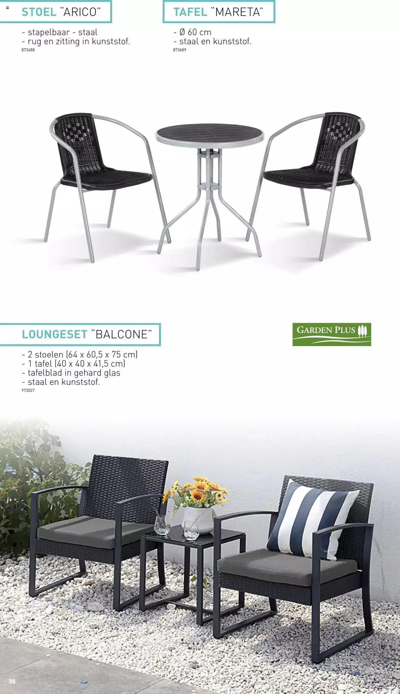 Hubo - Tuinmeubelen Special 2023 van 30 juni tot 31 december 2023 - folder pagina 30