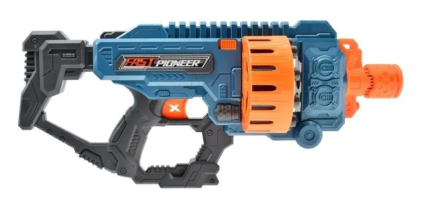 Fast Pioneer Speelgoedpistool met Roterend Magazijn - 36 kogels