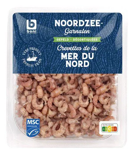 crevettes grises décortiquées