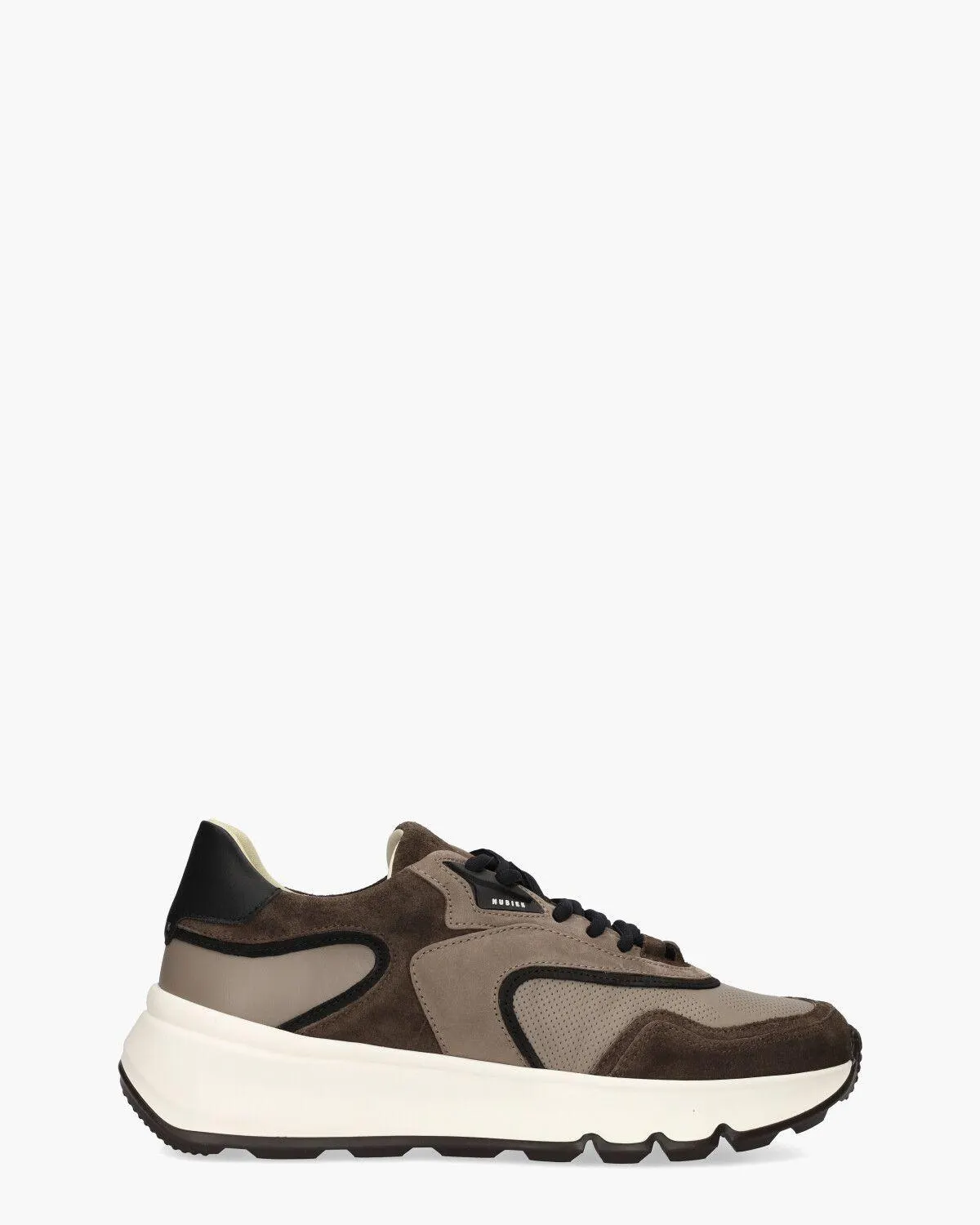 Luca Noa Taupe/Donkerbruin Herensneakers