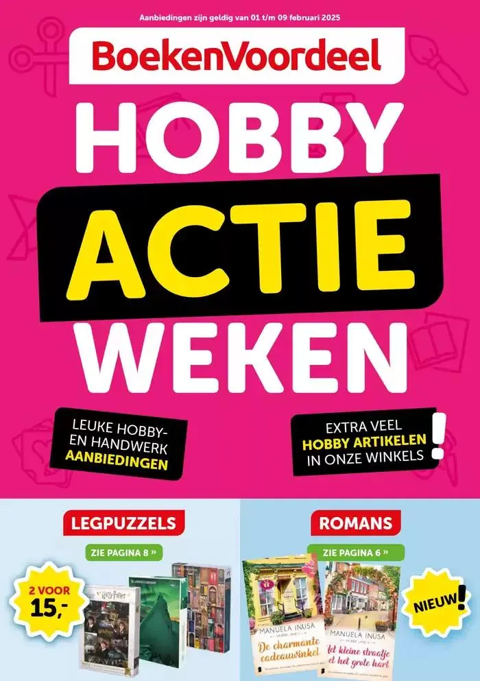 Hobby Weken van 1 februari tot 9 februari 2025 - folder pagina 1