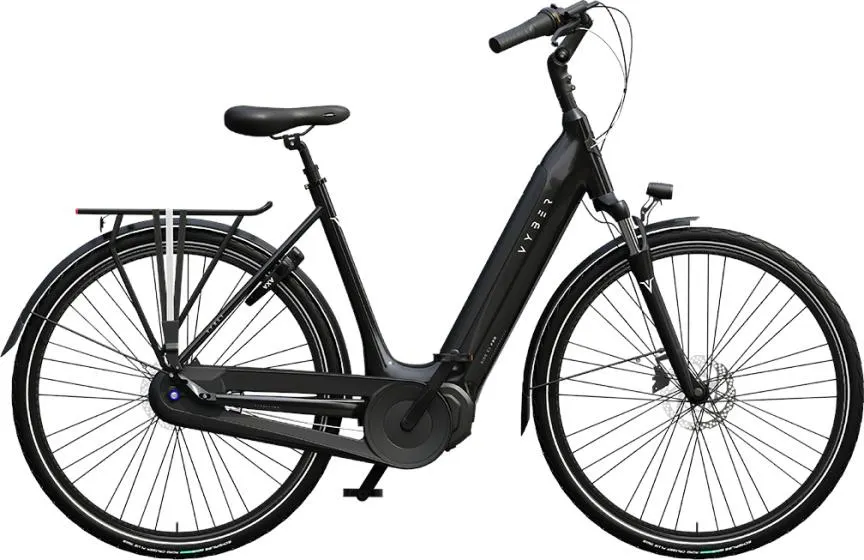 Vyber Ride E1 Pro 603Wh 28 Inch Dames 7V Hydraulische schijfrem Zwart