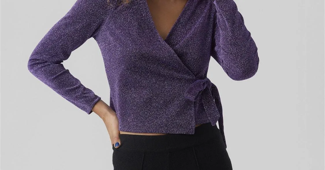 Regular fit V-Hals Normale mouwen Top