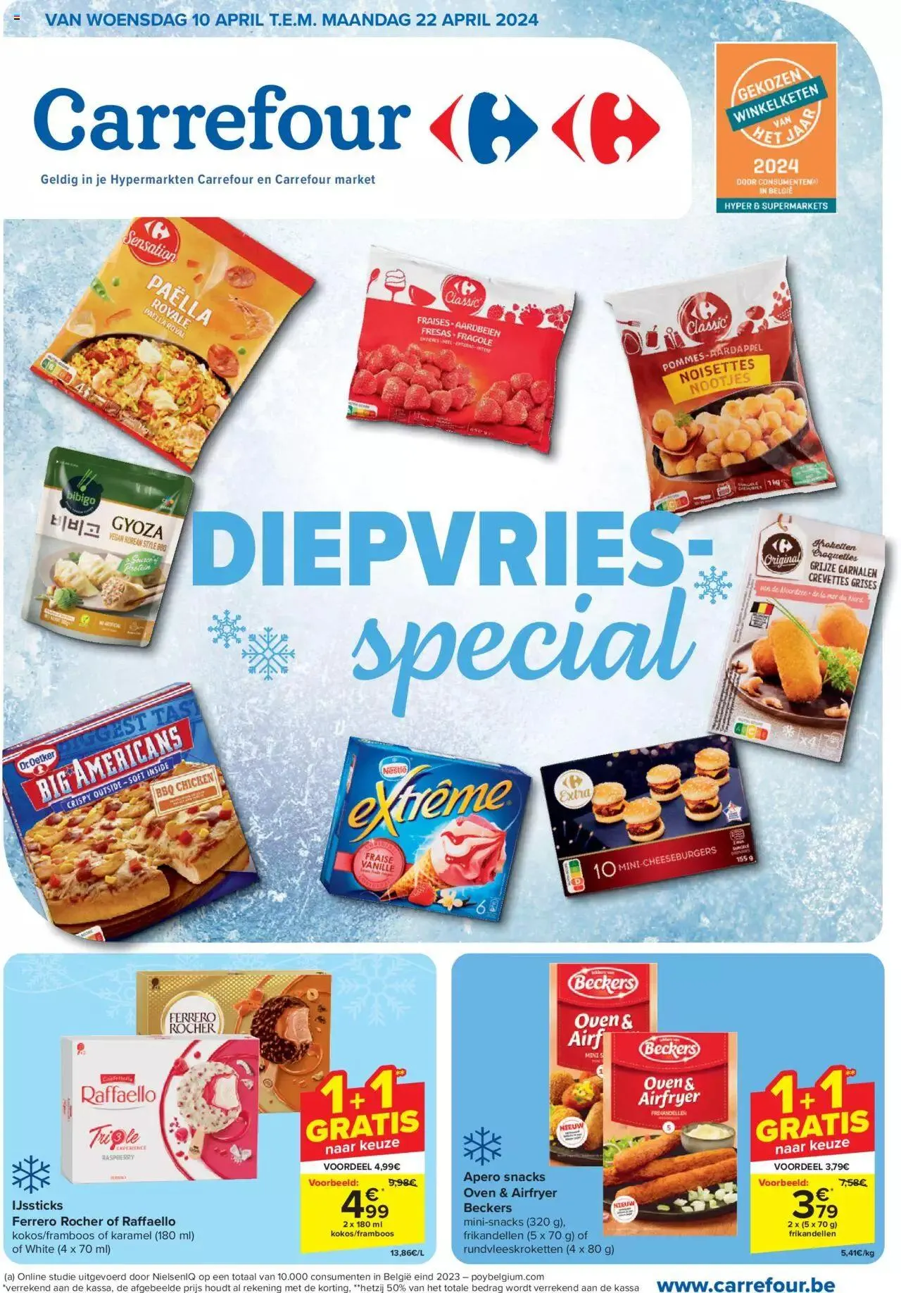Carrefour Diepvries-special van 22 april tot 31 december 2024 - folder pagina 