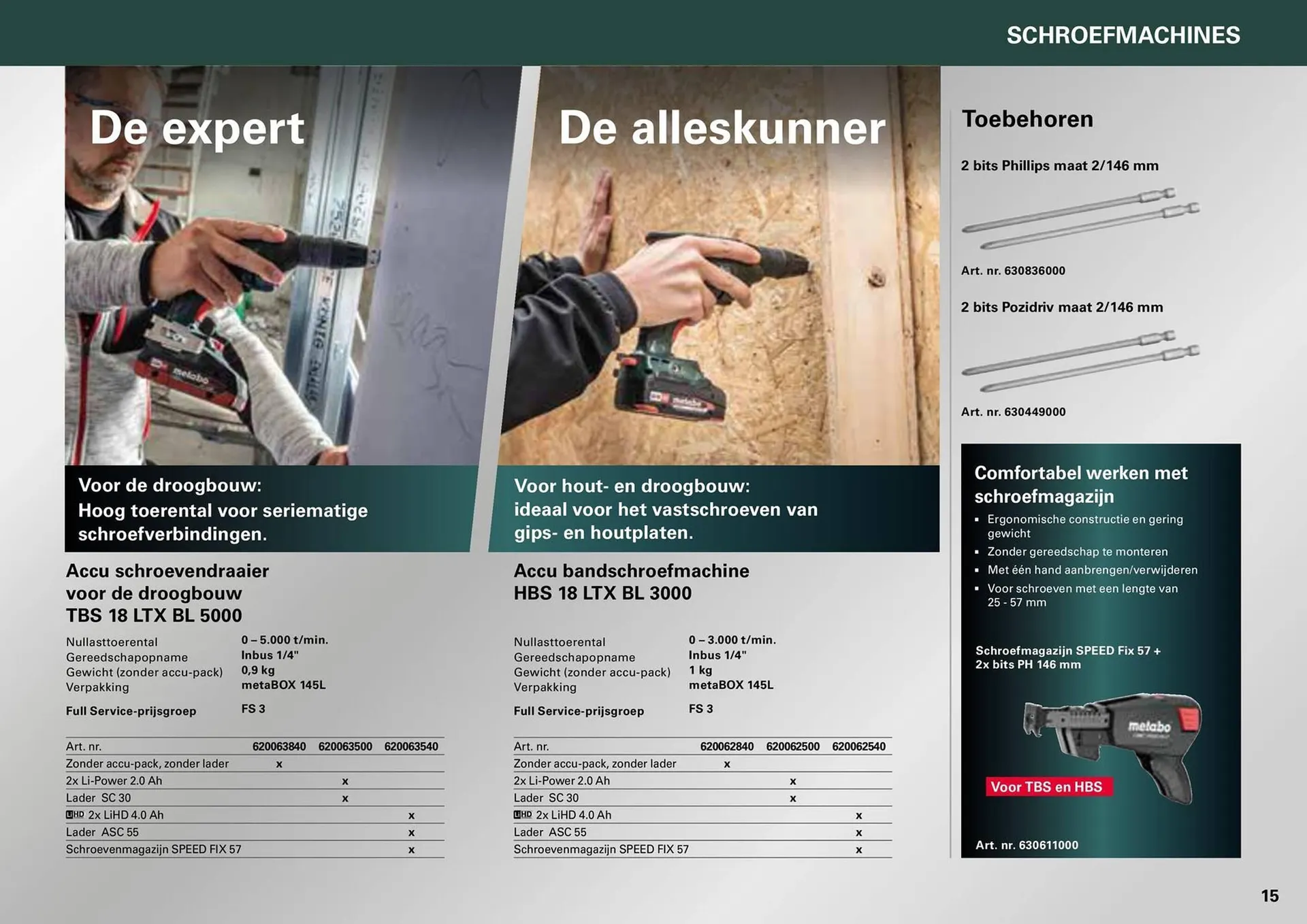 Metabo folder van 7 maart tot 31 december 2024 - folder pagina 15