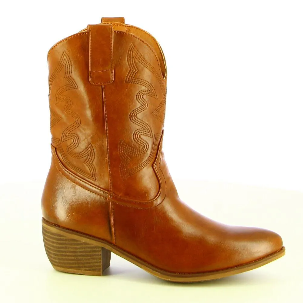 Ken Shoe Fashion - Camel - Boots