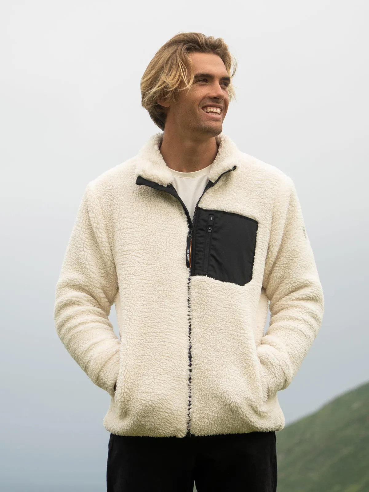 Garicks Men Teddy Jacket | White