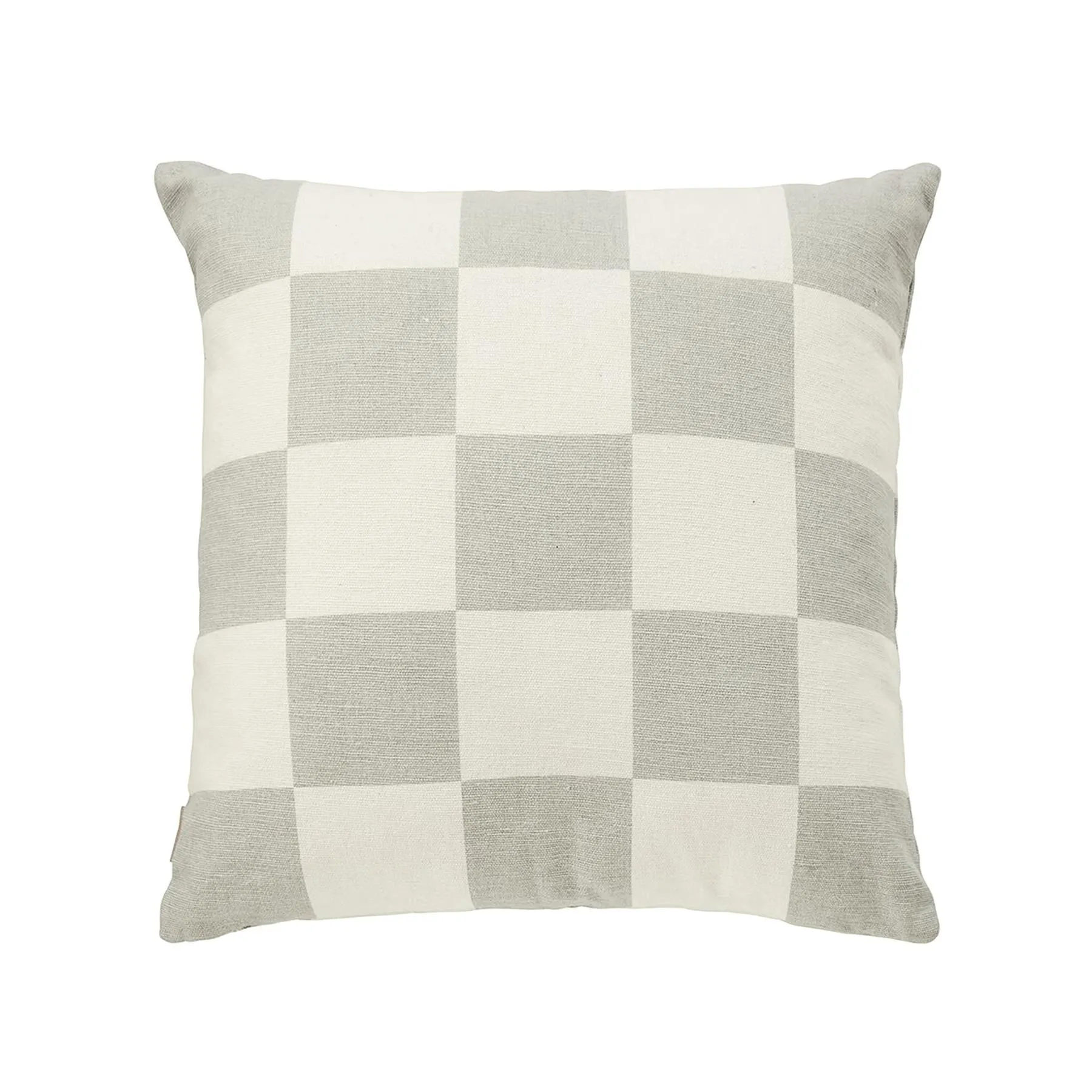 by fonQ Check Sierkussen 50 x 50 cm - Grijs